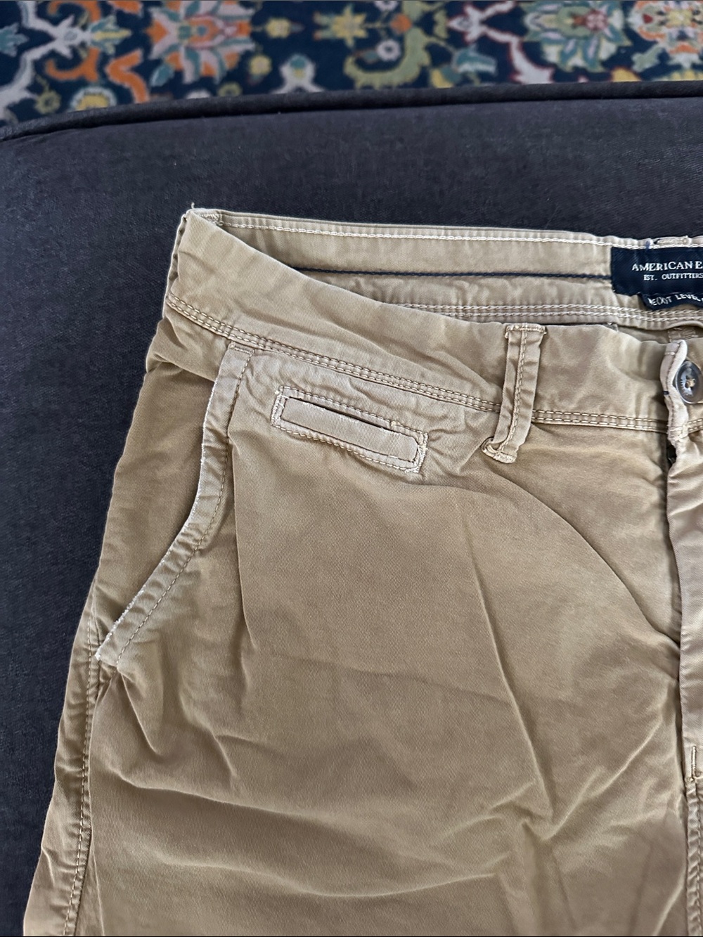American Eagle Men's Shorts - Tan and Khaki Two-Pack - Picture 11 of 15